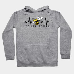 Yellow Jackets Heartline Hoodie